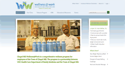 Desktop Screenshot of chapelhillwellnessatwork.org